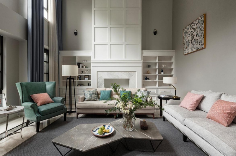 貴陽(yáng)別墅客廳裝修