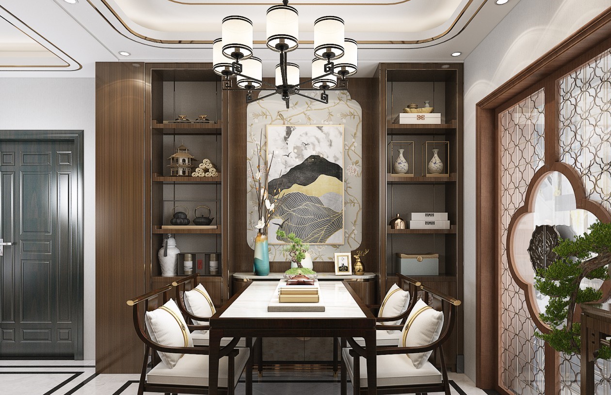 貴陽別墅玄關(guān)裝飾設(shè)計