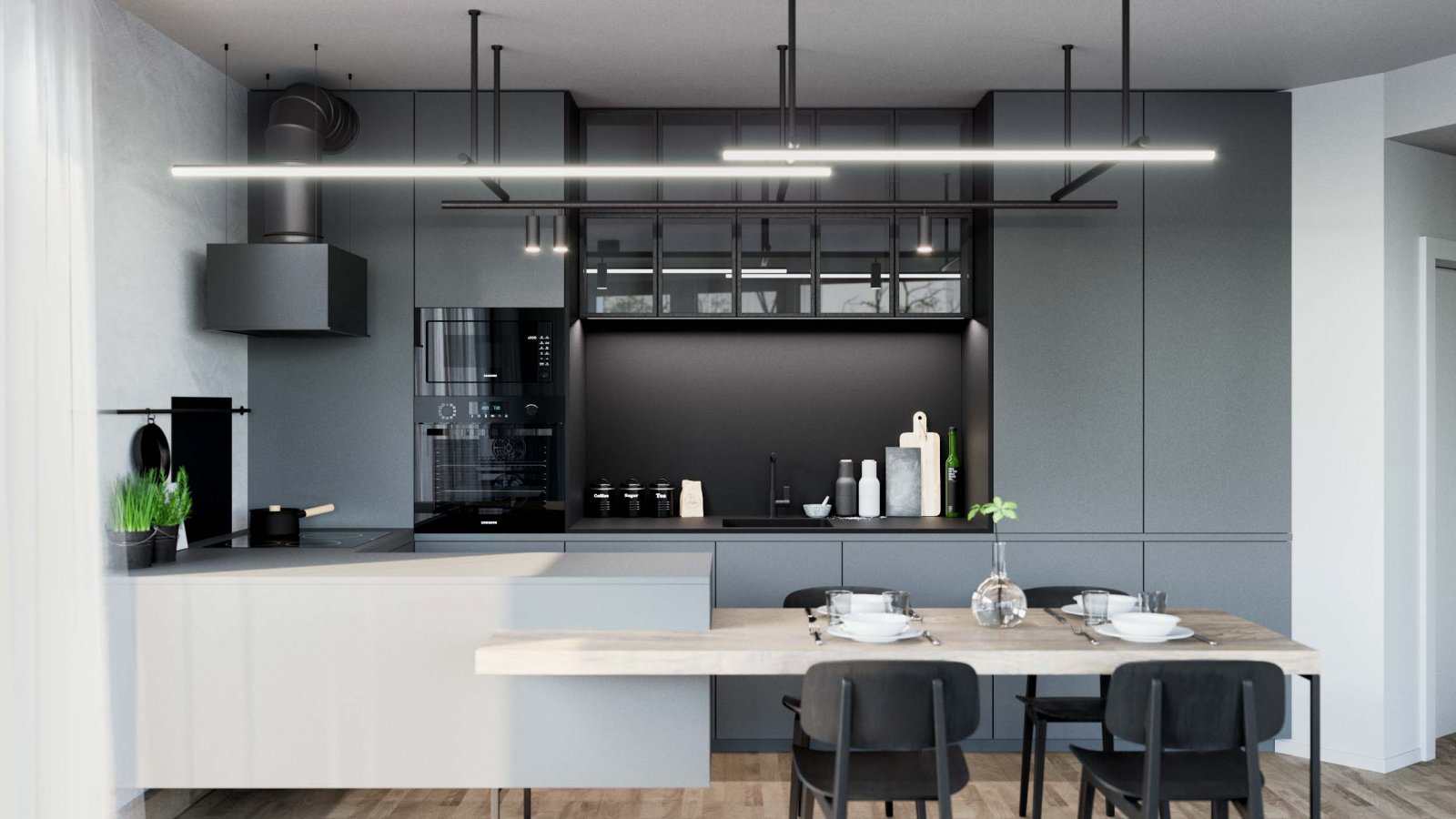 貴陽別墅開放式廚房裝飾設(shè)計